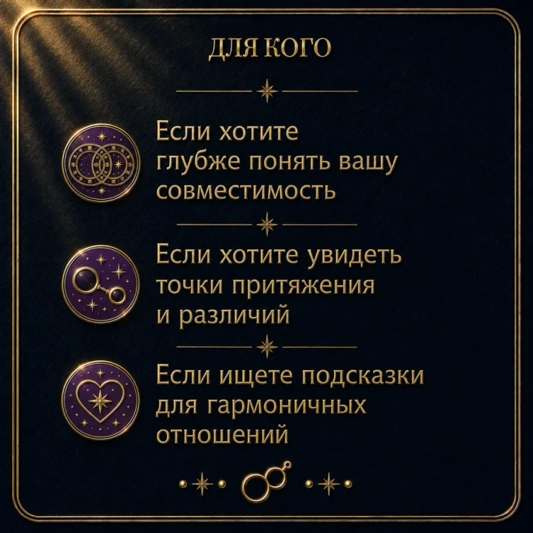 АСТРОЛОГИЧЕСКИЙ АНАЛИЗ СОВМЕСТИМОСТИ