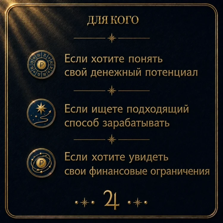 ТВОИ ДЕНЬГИ АСТРОЛОГИЧЕСКИЙ АНАЛИЗ