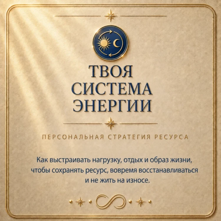 ТВОЯ СИСТЕМА ЭНЕРГИИ