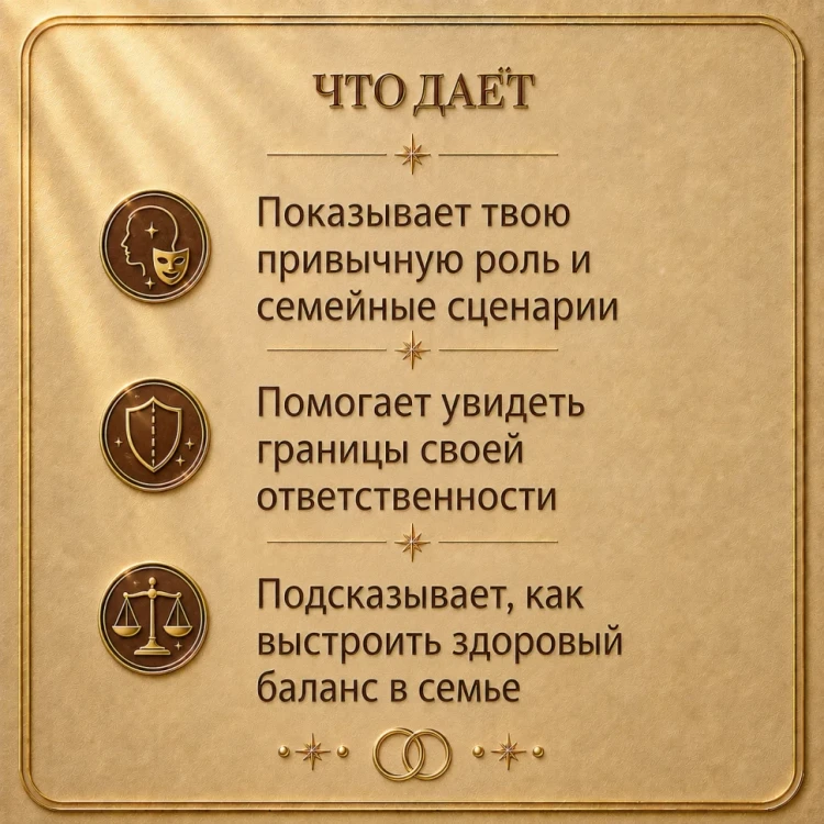 ТВОЯ РОЛЬ В СЕМЬЕ