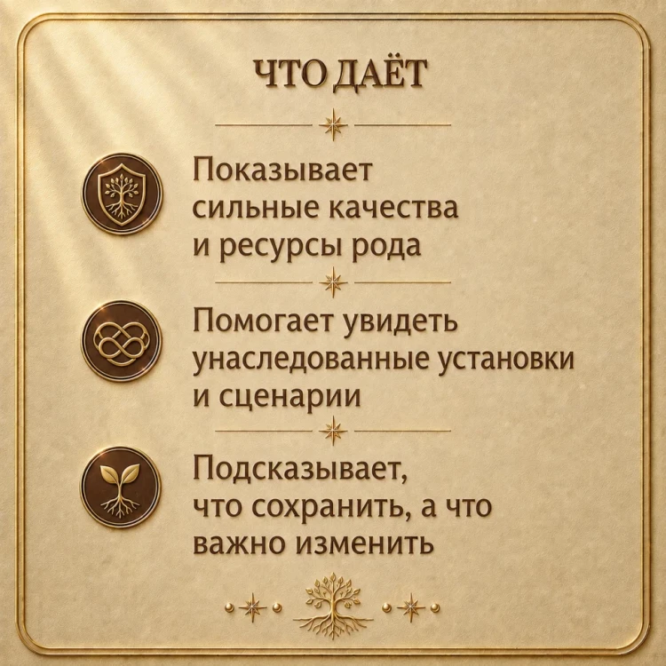 ТВОИ РОДОВЫЕ СЦЕНАРИИ
