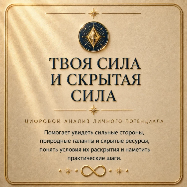 ТВОЯ СИЛА + СКРЫТАЯ СИЛА