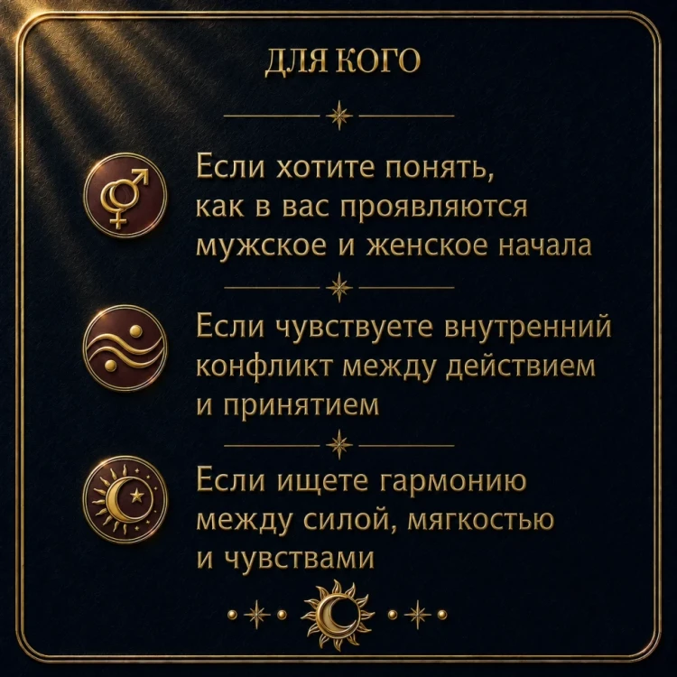 МУЖСКОЕ и ЖЕНСКОЕ