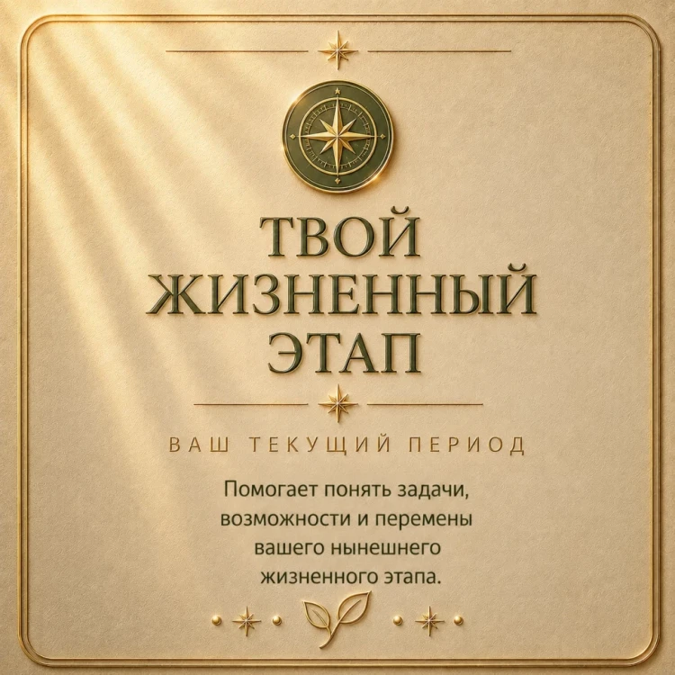 ТВОЙ ЖИЗНЕННЫЙ ЭТАП