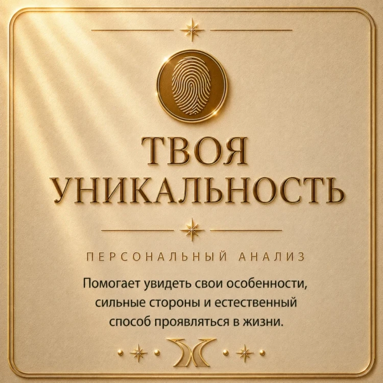 ТВОЯ УНИКАЛЬНОСТЬ